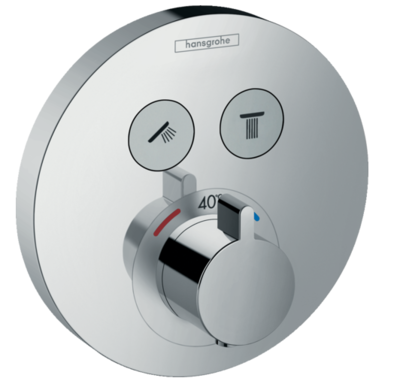 Set de finition pour mitigeur thermostatique encastré Hansgrohe ShowerSelect S