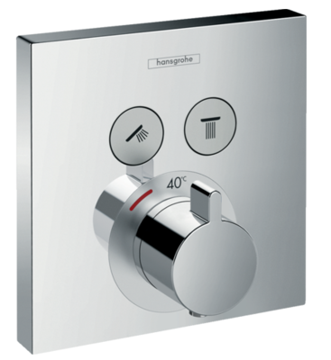 Set de finition pour mitigeur thermostatique encastré Hansgrohe ShowerSelect