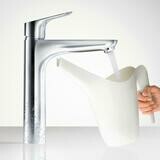 Focus Mitigeur de lavabo 190, avec tirette et vidage
