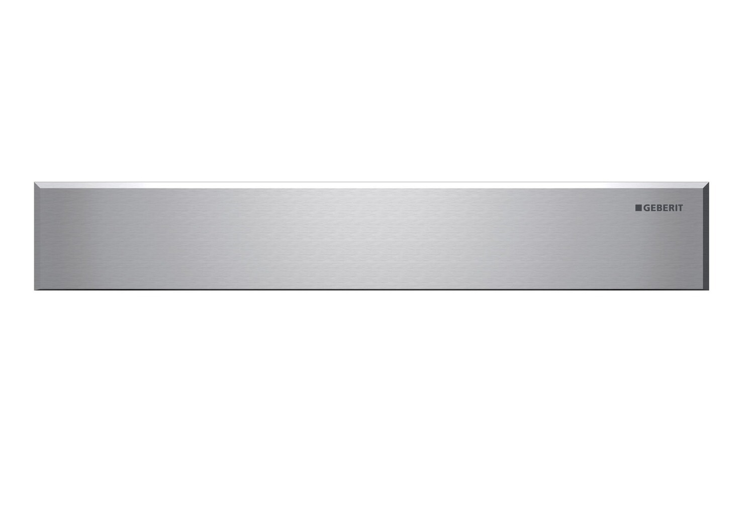 Set de finition Geberit pour évacuation murale en acier inoxydable brossé — vue 3