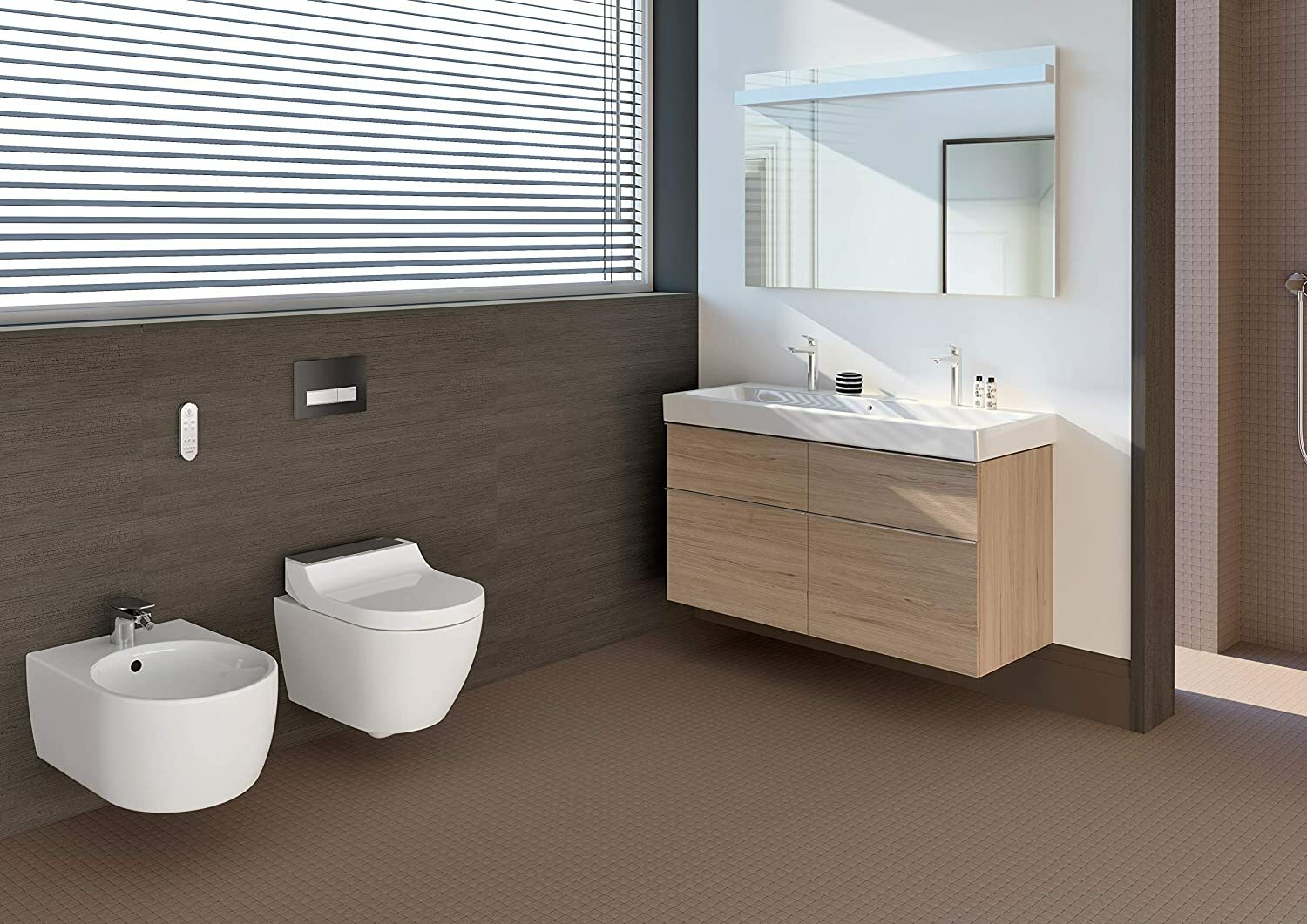 Abattant lavant Geberit AquaClean Tuma Comfort avec télécommande - vue 11