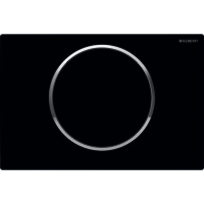 Plaque de déclenchement Geberit Sigma10 / Noir chromé