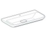 Plan-vasque Geberit myDay 100 cm
