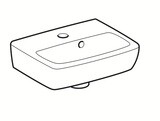 Lave-mains Geberit Selnova Square 36 cm