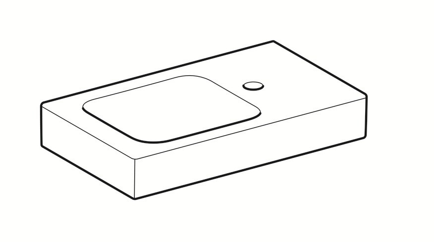 Lave-mains Geberit iCon 53 cm — vue 5