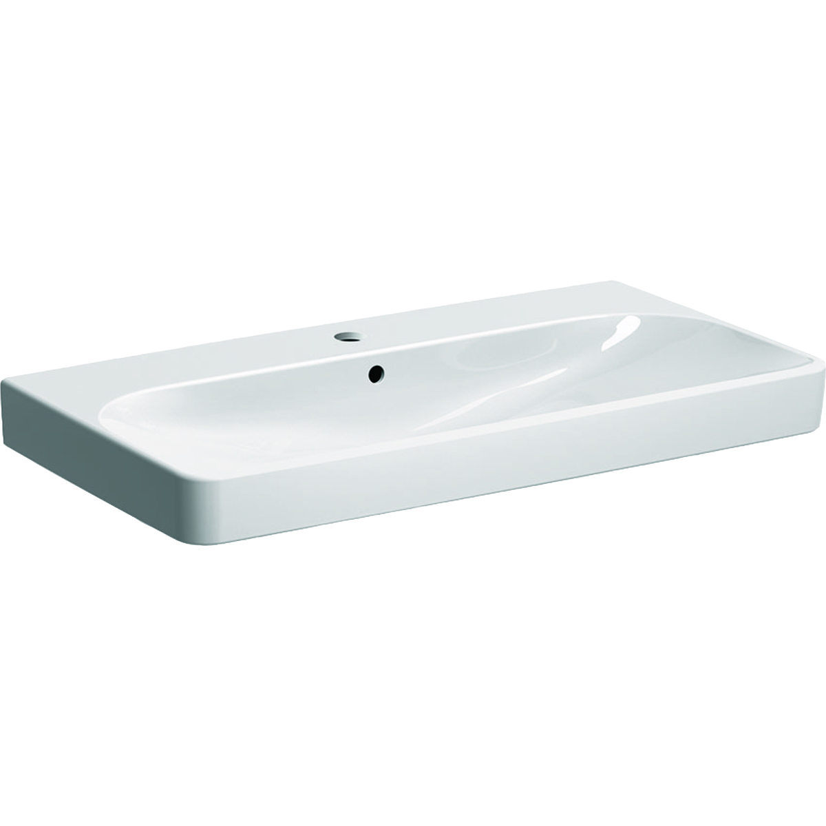 Plan-vasque Geberit / Keramag Smyle Square 90 cm - vue 7