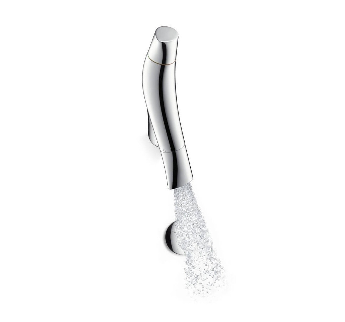 Mitigeur de lavabo AXOR Starck Organic 80 avec tirette et vidage — vue 4
