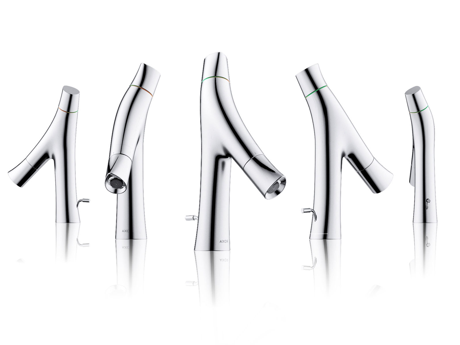 Mitigeur de lavabo AXOR Starck Organic 80 avec tirette et vidage - vue 6