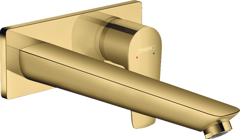 Mitigeur de lavabo encastré Hansgrohe Talis E 225 mm aspect doré poli