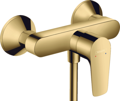 Mitigeur de douche Hansgrohe Talis E en doré poli