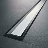Set de finition Geberit CleanLine20 - Noir / Métal brossé - Longueur 30 - 90 cm