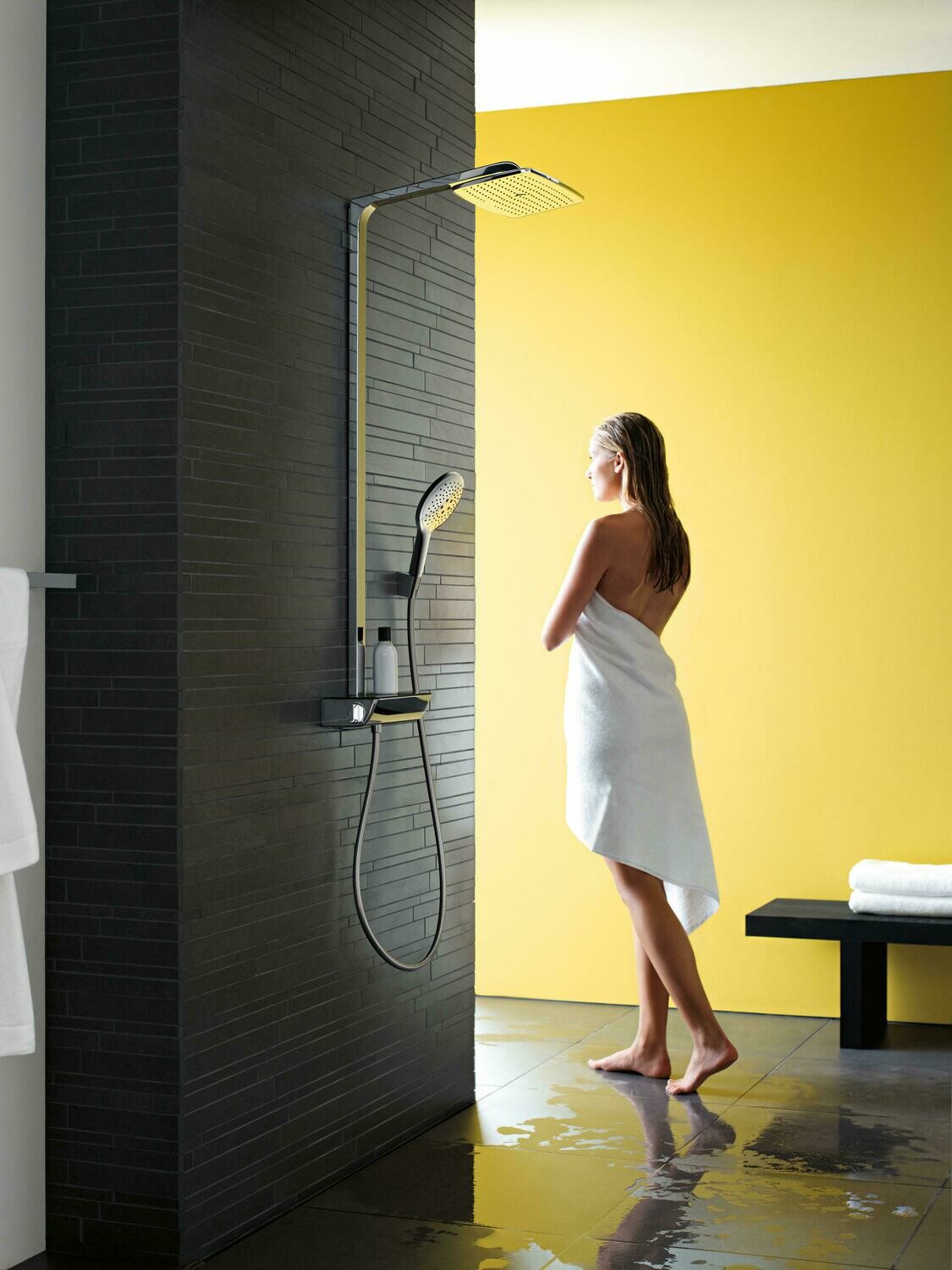 Mitigeur de douche thermostatique Hansgrohe Ecostat Select — vue 4