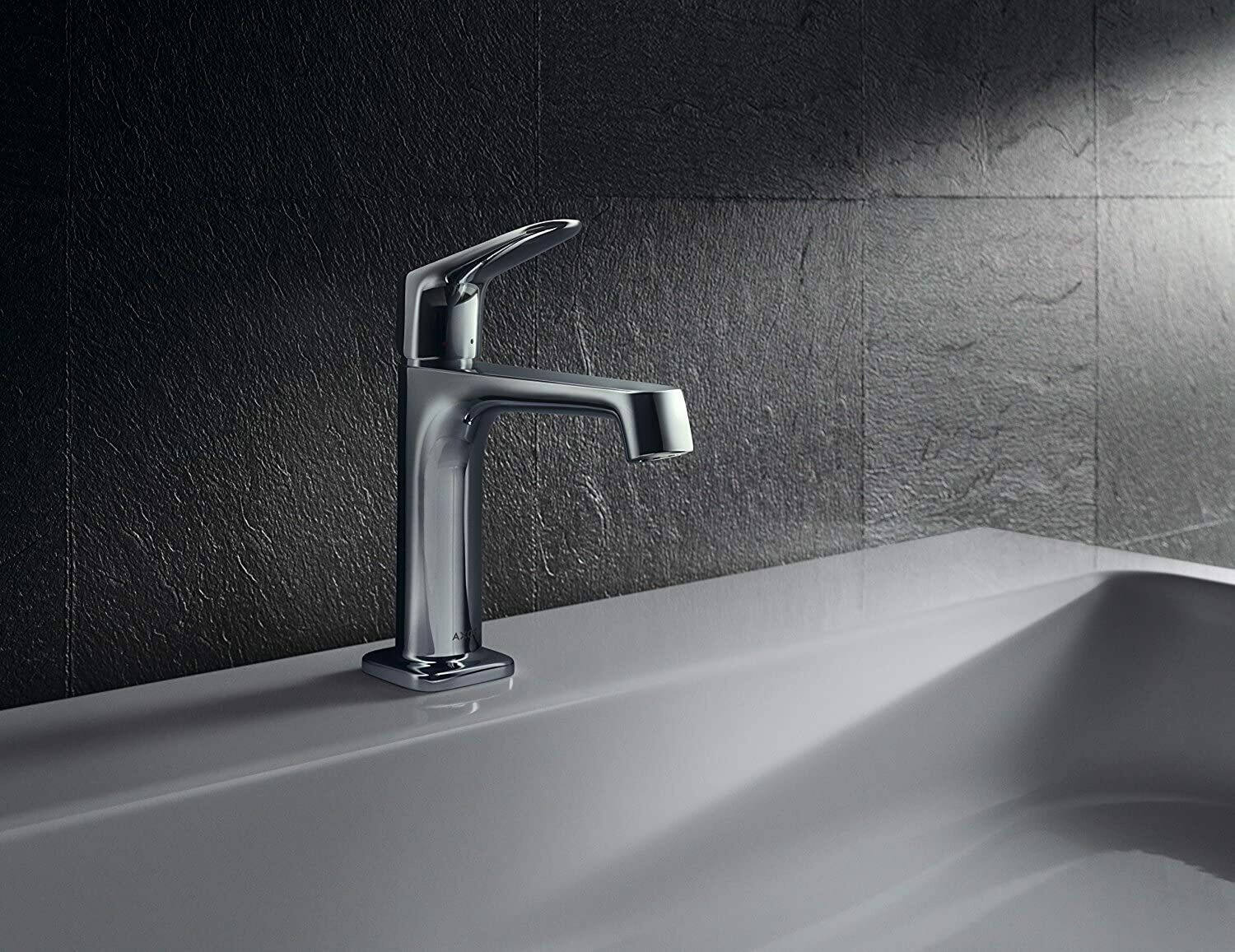 Mitigeur de lavabo AXOR Citterio M 100 avec tirette et vidage — vue 3