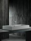 AXOR Uno Mitigeur de lavabo 110, poignée zéro, bonde à écoulement libre