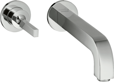 Mitigeur de lavabo encastré AXOR Citterio 225 mm en laiton chromé