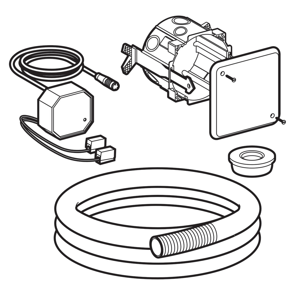 Geberit Installation Kit for Electronic WC Flush Controls
