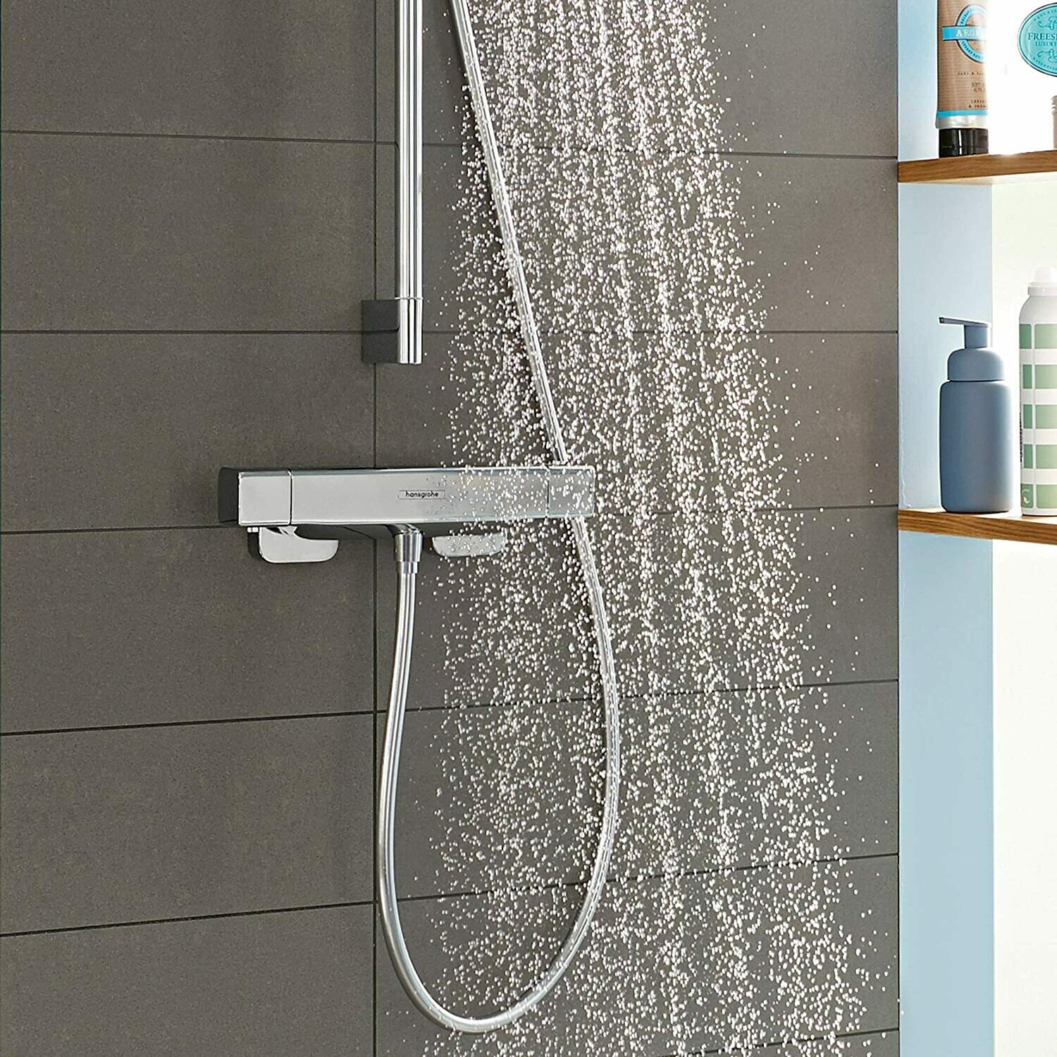 Mitigeur de douche thermostatique Hansgrohe Ecostat E — vue 3