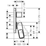 AXOR Urquiola Mitigeur bain/douche encastré