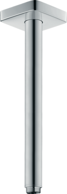 Bras de douche plafonné Hansgrohe 300 mm avec rosace carrée