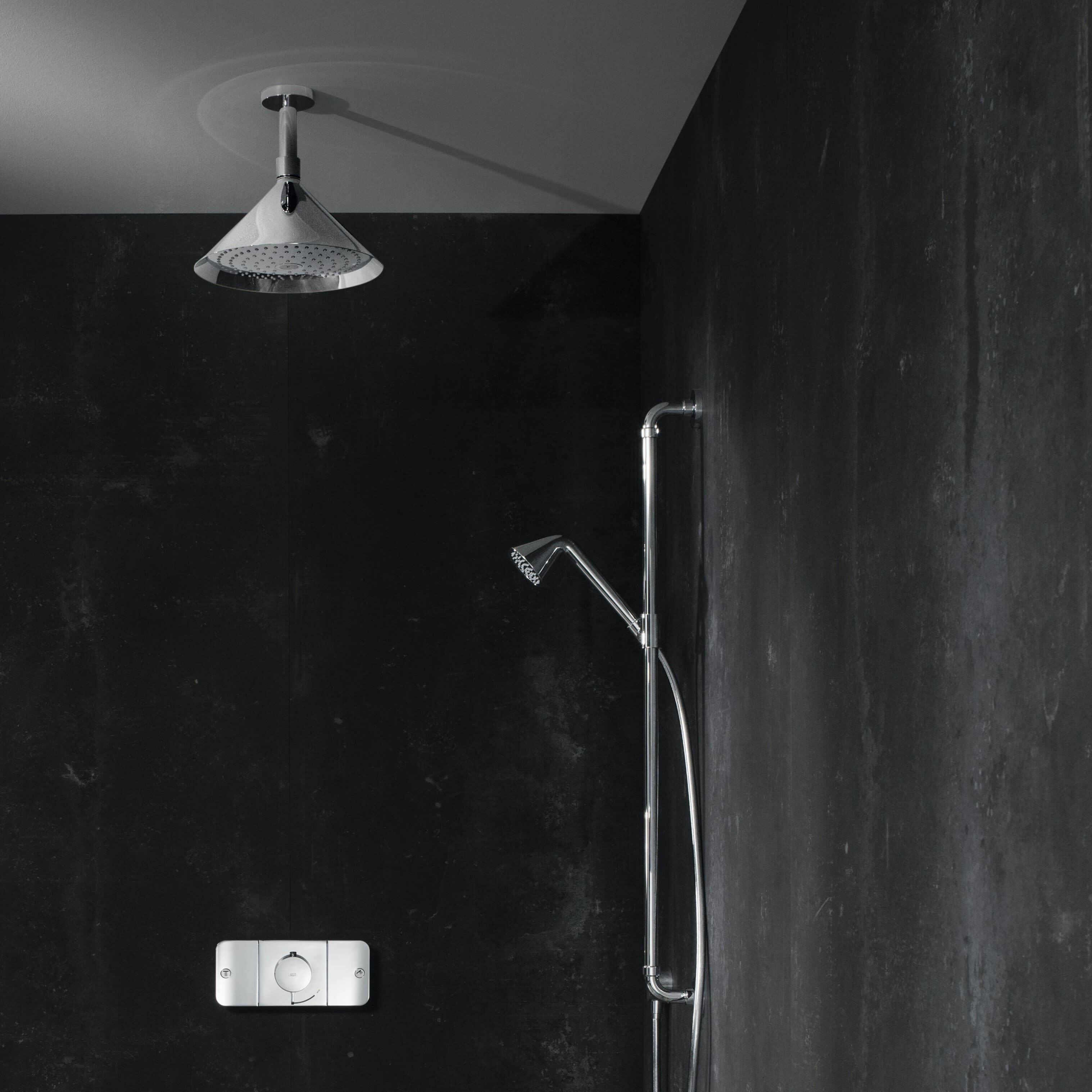Barre de douche AXOR Showers/Front avec douchette à main 1 jet - vue 2