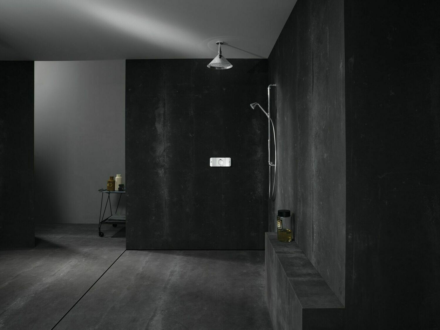 Barre de douche AXOR Showers/Front avec douchette à main 1 jet — vue 3