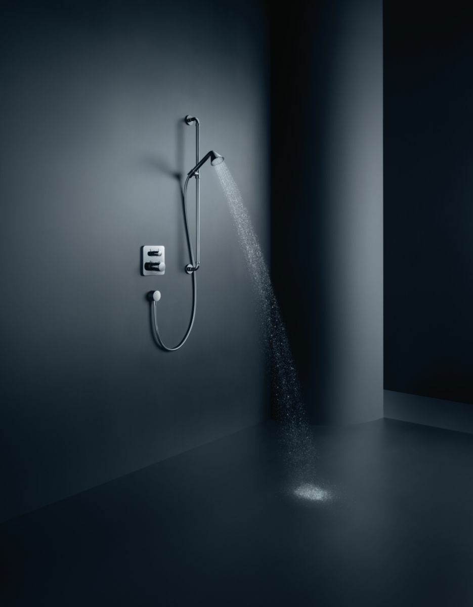 Barre de douche AXOR Showers/Front avec douchette à main 1 jet - vue 4