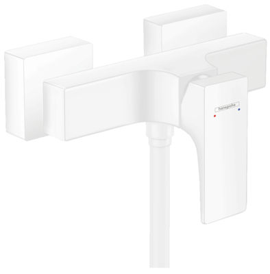 Mitigeur de douche Hansgrohe Metropol en blanc mat