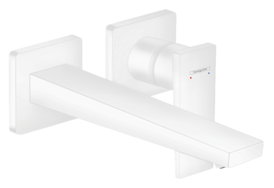 Mitigeur de lavabo encastré Hansgrohe Metropol 225 mm en blanc mat