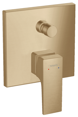 Set de finition pour mitigeur bain / douche encastré Hansgrohe Metropol en bronze brossé