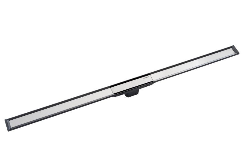 Set de finition Geberit CleanLine20 - Noir / Métal brossé - Longueur 30 - 90 cm — vue 3