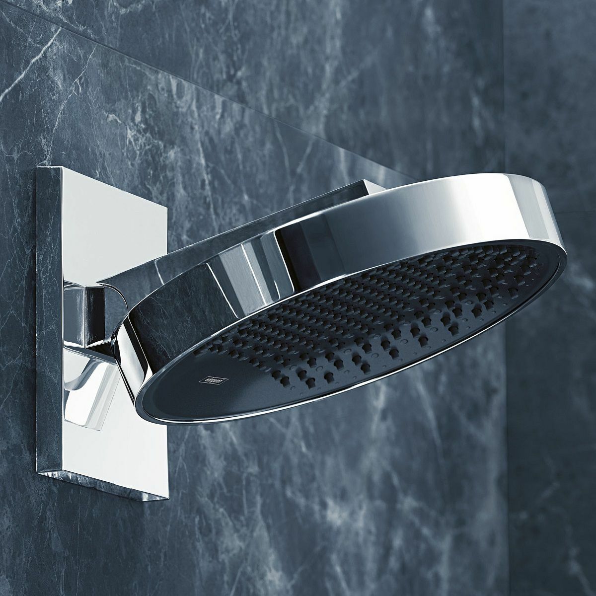 Douche de tête Hansgrohe Rainfinity 250 1 jet avec raccord mural en chromé - vue 2
