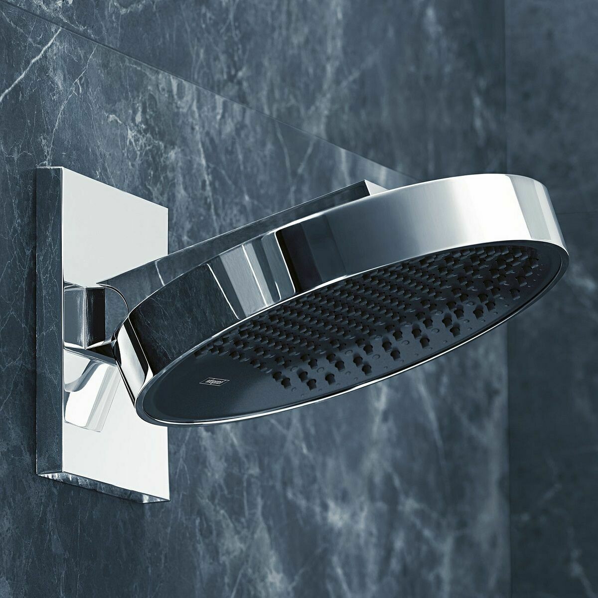 Douche de tête Hansgrohe Rainfinity 250 1 jet avec raccord mural en chromé — vue 2