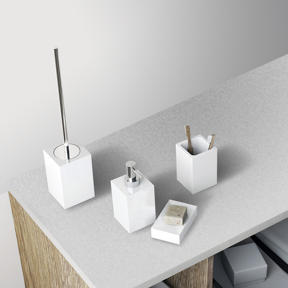 Distributeur de savon Sofia blanc brillant — vue 3