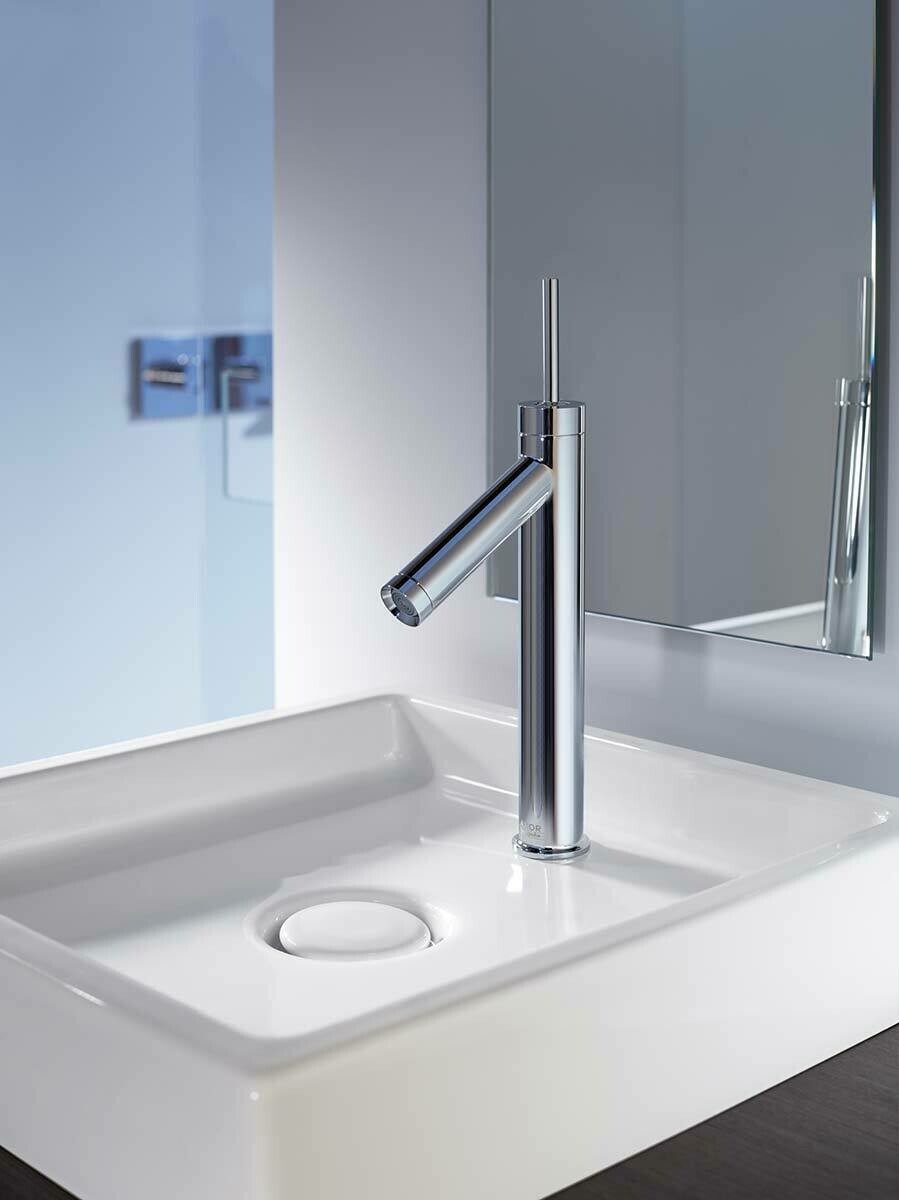 Mitigeur de lavabo AXOR Starck 170 avec bonde à écoulement libre