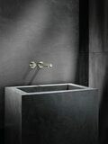 AXOR Uno Mitigeur de lavabo encastré mural Select avec bec 221 mm, bonde à écoulement libre