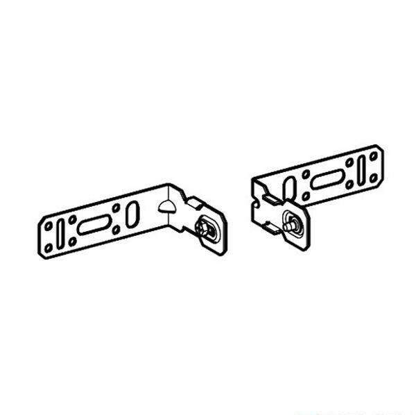 Pack d’équerres de fixation 8/12 cm Geberit (2 pc.) — vue 3