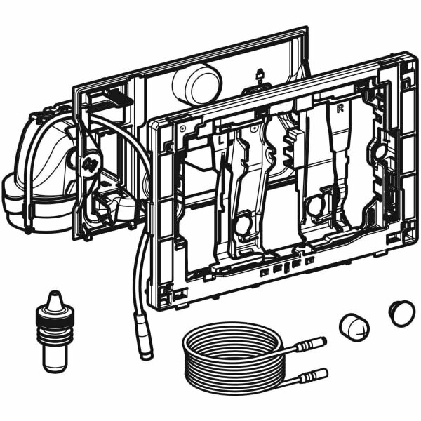 Module Geberit DuoFresh avec déclenchement manuel, pour réservoir à encastrer Sigma 12 cm — vue 2