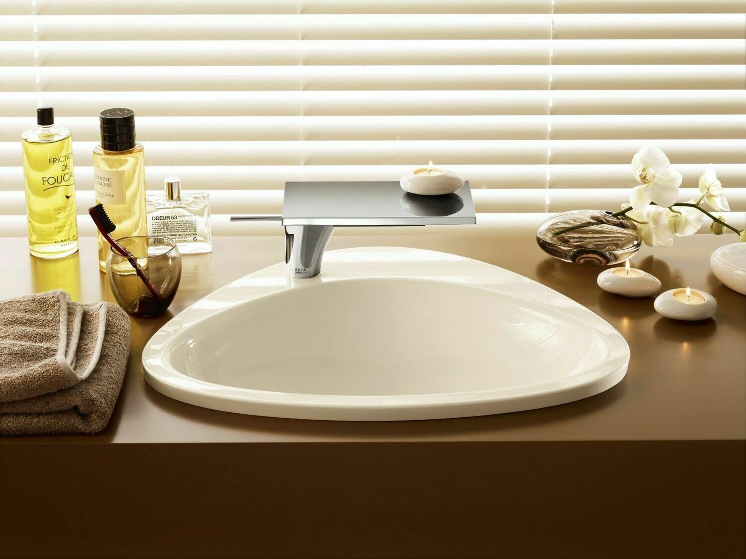Mitigeur de lavabo AXOR Massaud 110 avec bonde à écoulement libre — vue 2