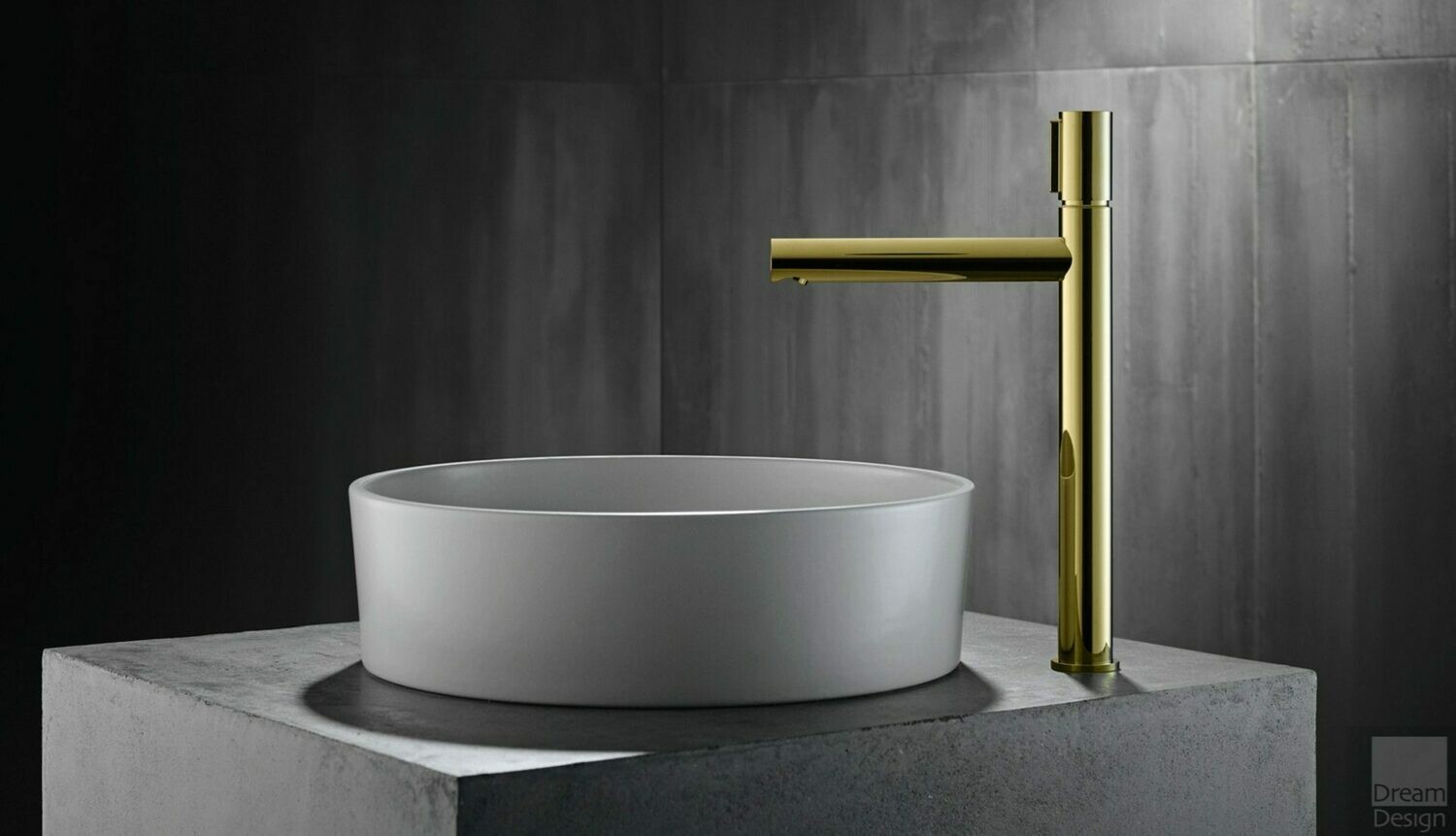 Mitigeur de lavabo AXOR Uno 200 poignée zéro avec bande à écoulement libre