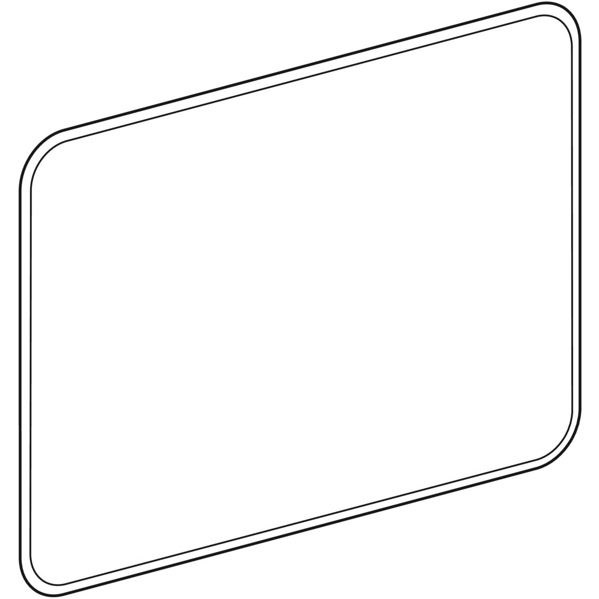 Miroir lumineux Geberit myDay 100 cm avec éclairage indirect - vue 3
