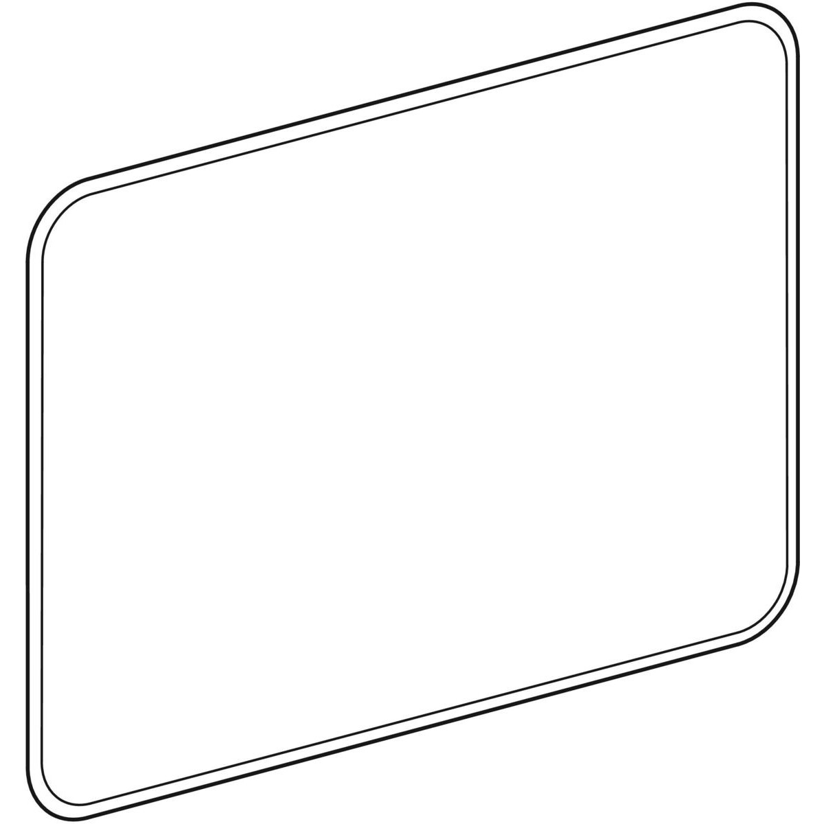 Miroir lumineux Geberit myDay 100 cm avec éclairage indirect — vue 3