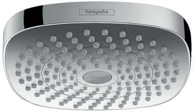 Douche de tête Hansgrohe Croma Select E 180 2 jets EcoSmart