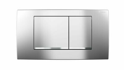 Plaque de déclenchement Geberit Twinline 30 / Chromé brillant pour rinçage double touche