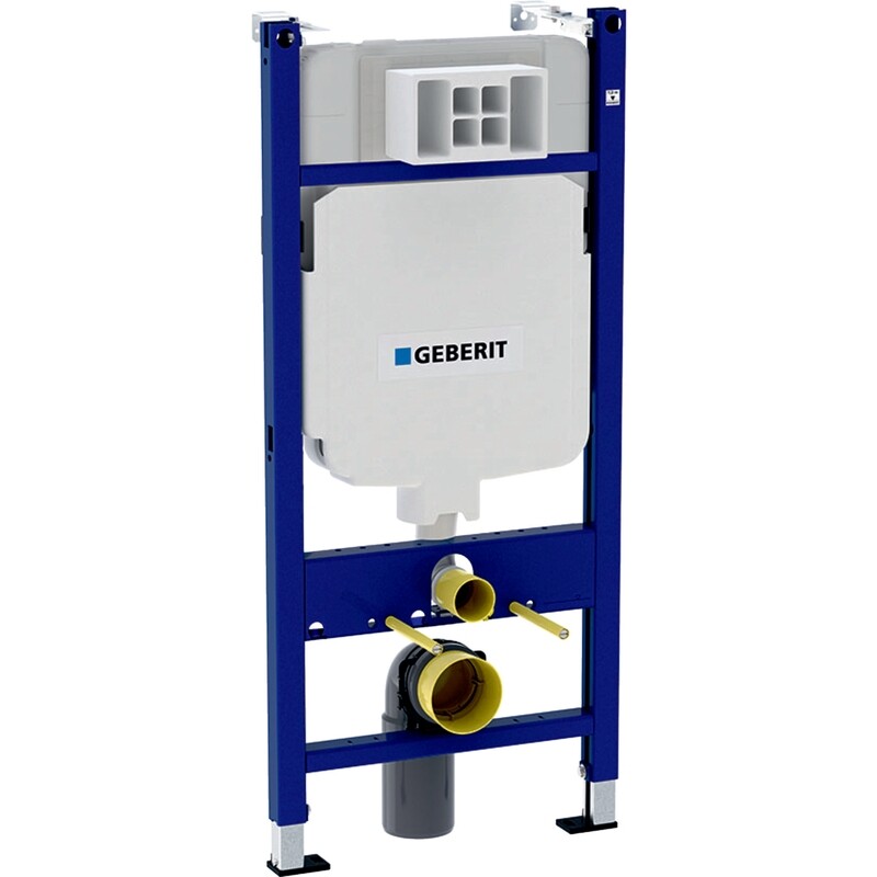 Geberit Duofix Alpha 8 cm support frame for installation in plasterboard walls