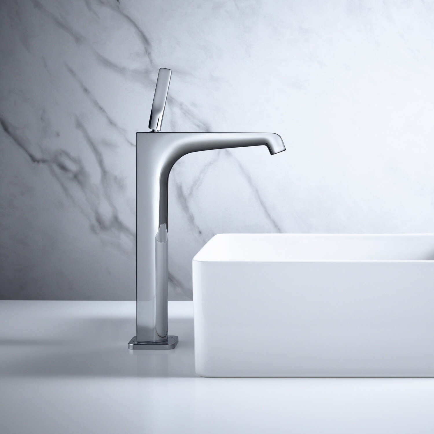 Mitigeur de lavabo AXOR Citterio E 250 surélevé pour vasque libre — vue 2
