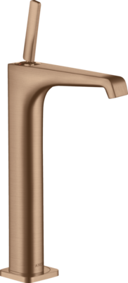 Mitigeur de lavabo AXOR Citterio E 250 surélevé pour vasque libre en or rouge brossé
