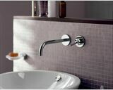 AXOR Uno Mitigeur de lavabo encastré mural avec rosaces, bec 225 mm, bonde à écoulement libre