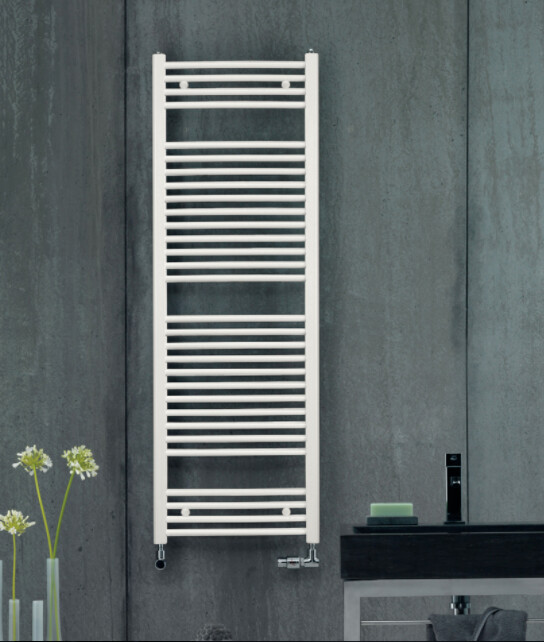 Radiateur sèche-serviettes Zehnder (Acova) Virando Bow 120 x 50 cm - Blanc