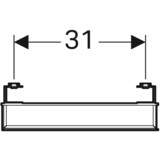 Miroir lumineux Geberit iCon 37 cm
