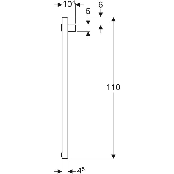 Miroir lumineux Geberit iCon 37 cm — vue 5